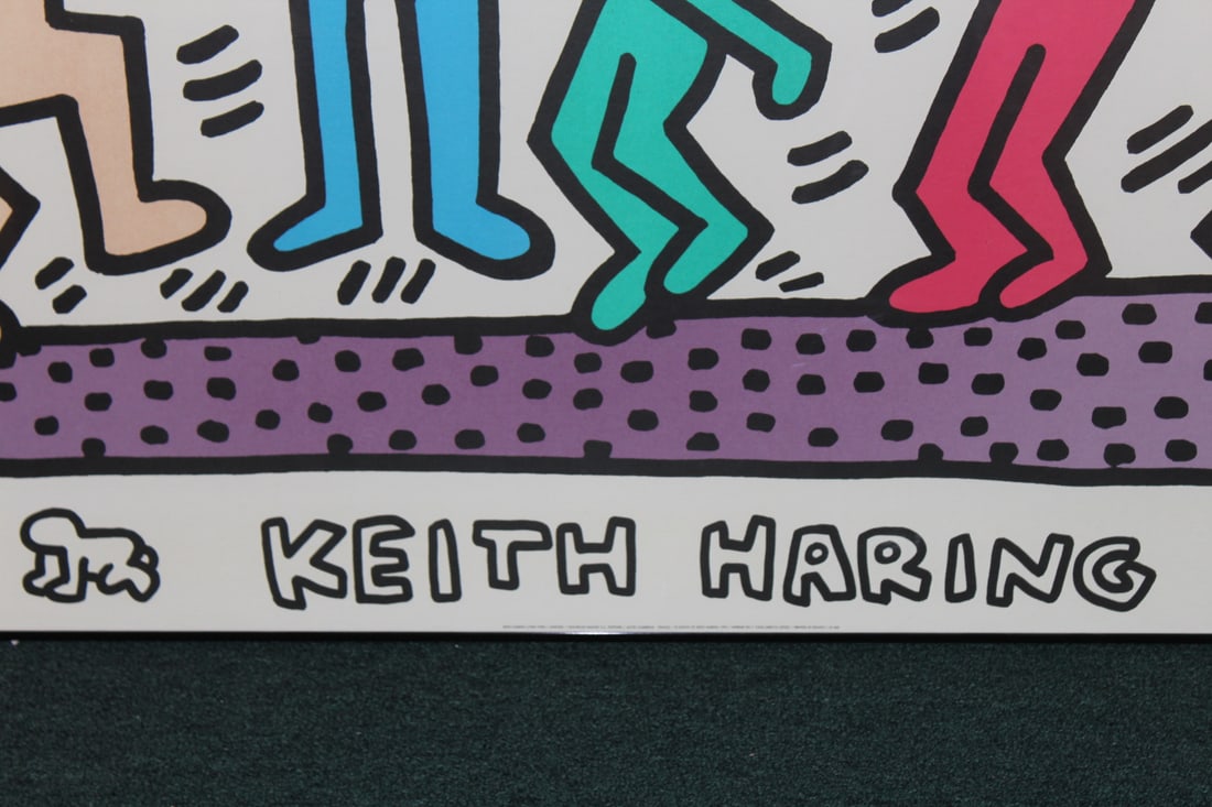 A Framed Keith Haring Poster - 3