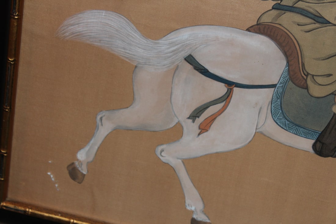 A Signed Chinese Pastel Painting on Silk - 7