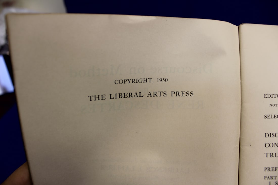 Softcover Book: Discourse on Methods - 3