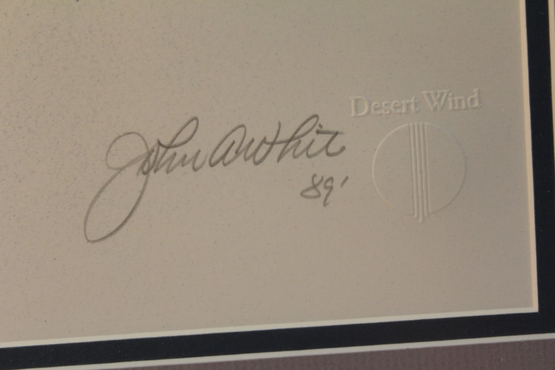 A Signed John White Lithograph - 4