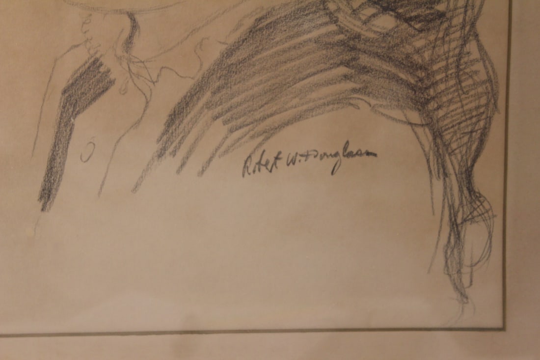 A Signed Pencil Etching - 2