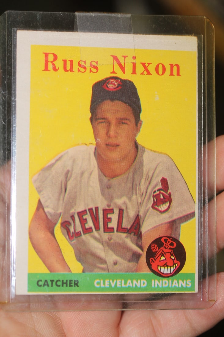 1950's Russ Nixon Baseball Card: as shown