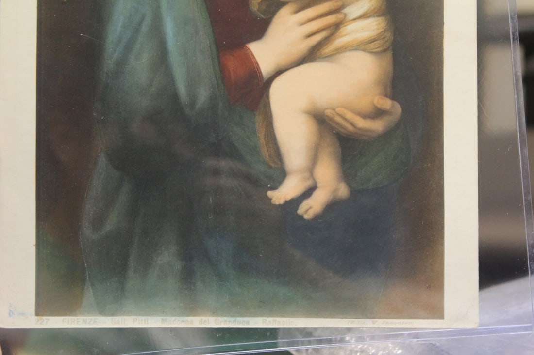 Vintage Madonna and Child Print - 4