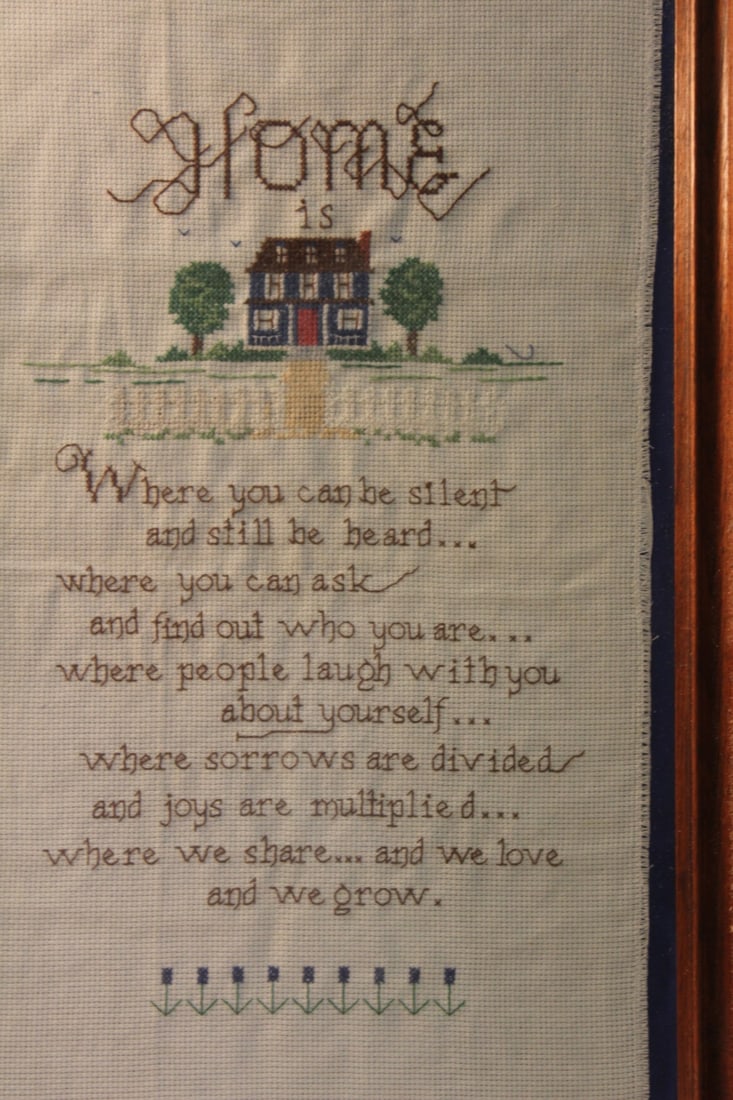 A Framed Needlepoint - 2