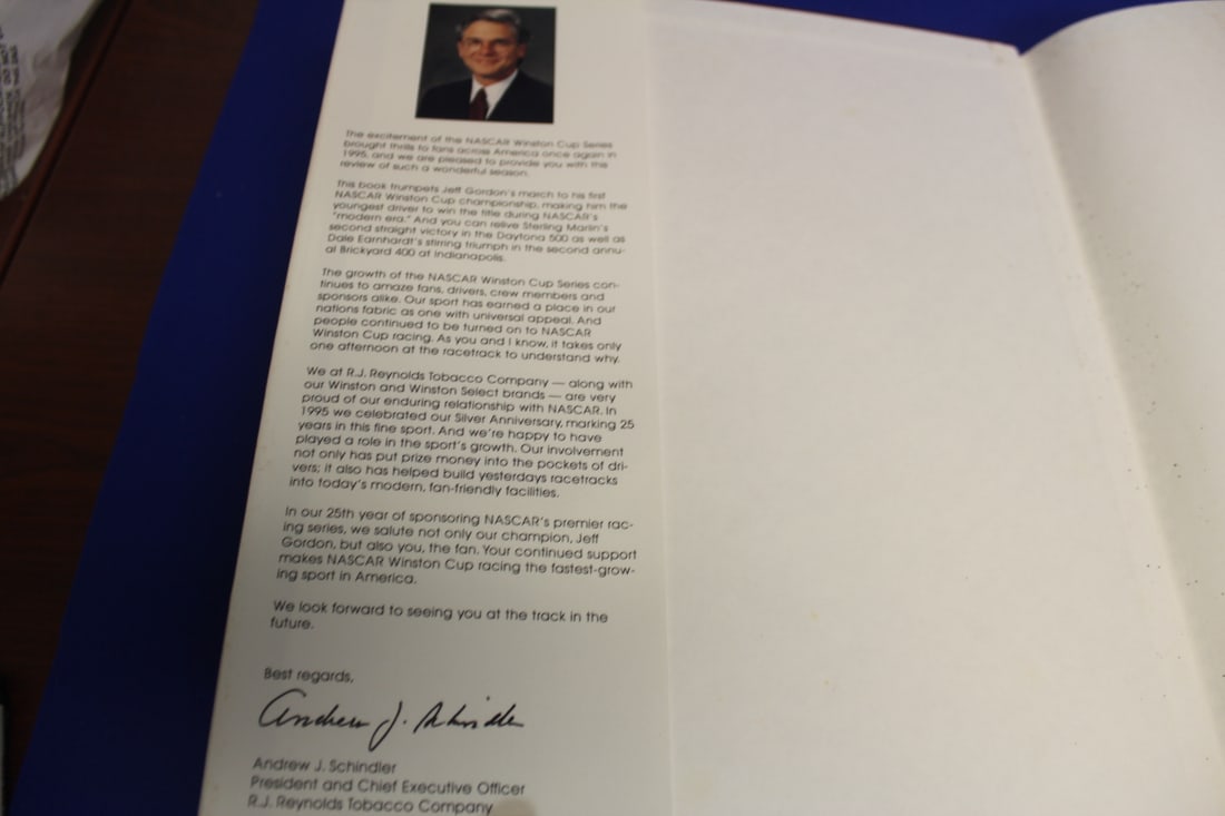 Hardcover Book: Nascar Winston Cup 1995 - 2