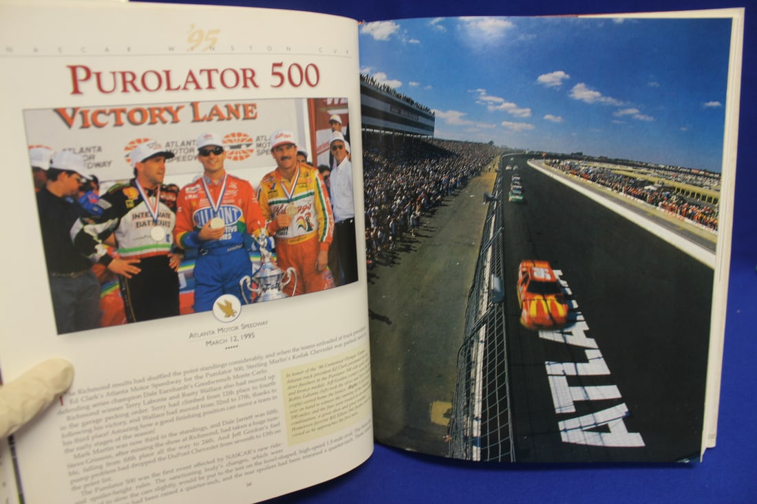Hardcover Book: Nascar Winston Cup 1995 - 6