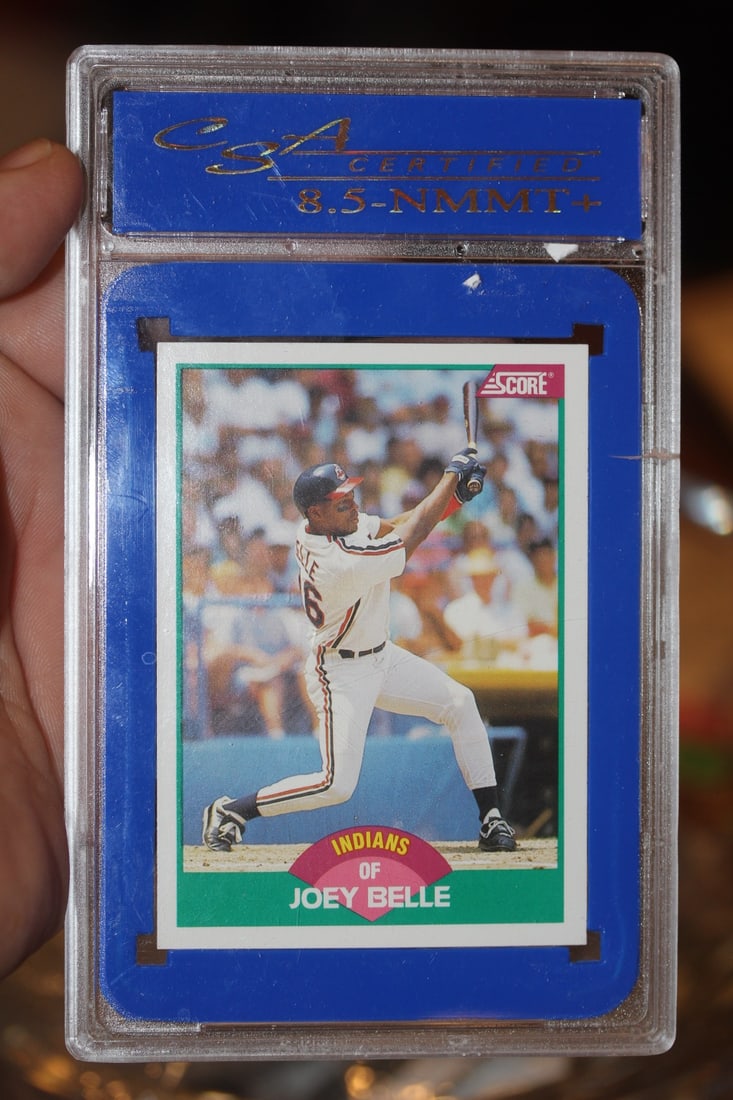 Graded Joey Belle Baseball Card: as shown on photos 