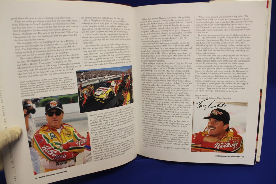 Hardcover Book: Nascar Winston Cup 1996 - 4