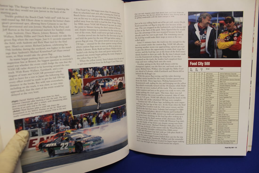 Hardcover Book: Nascar Winston Cup 1996 - 8