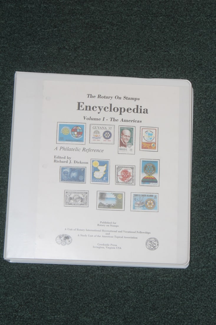 The Rotary on Stamps Encyclopedia: volume I. - reference only - no stamps inside 