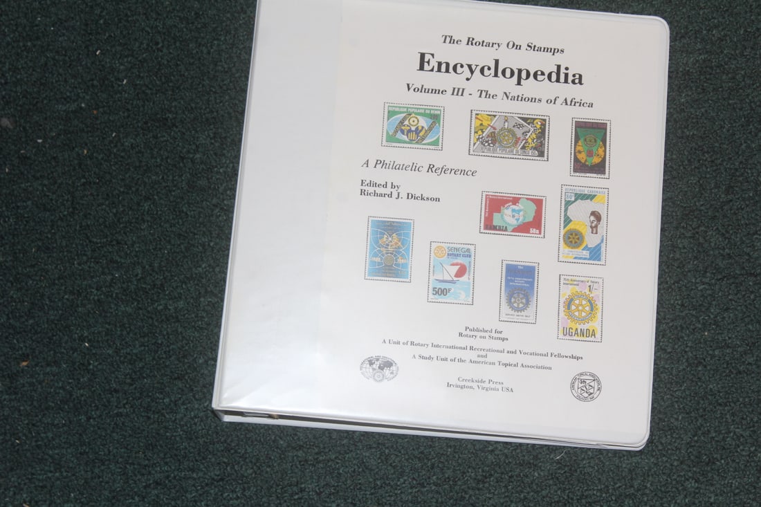 The Rotary on Stamps Encyclopedia: volume II. - reference only - no stamps inside 