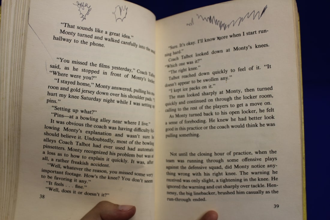 Hardcover Book: Blocking Back - 10