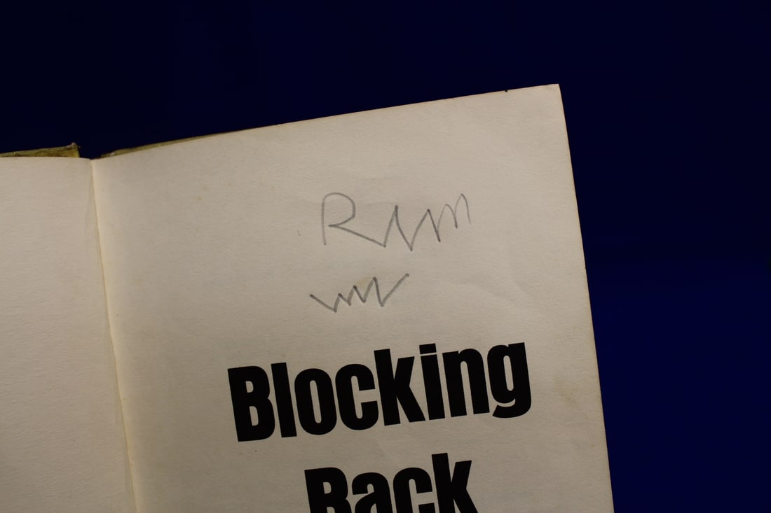 Hardcover Book: Blocking Back - 4