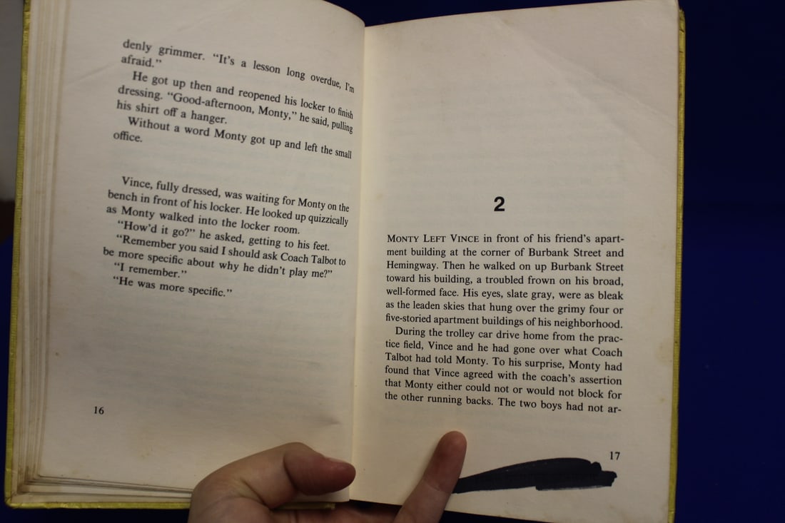 Hardcover Book: Blocking Back - 7