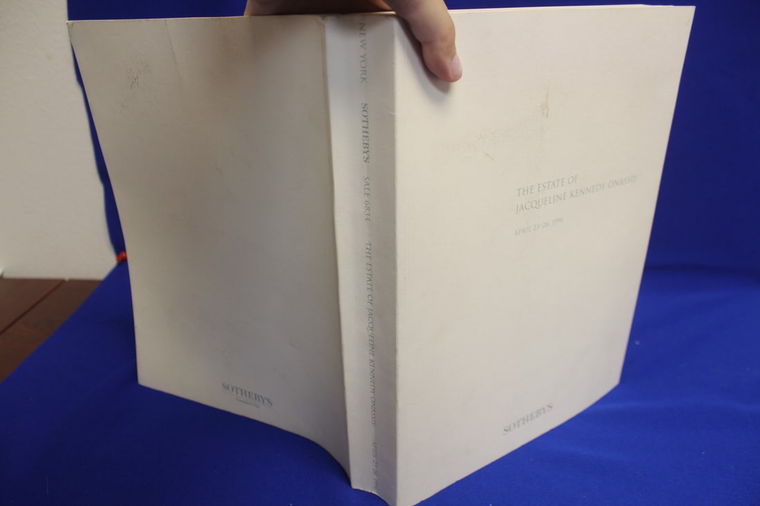 Sotheby's Big Catalogue Jacqueline Kennedy Onassis: 1996 - as shown 