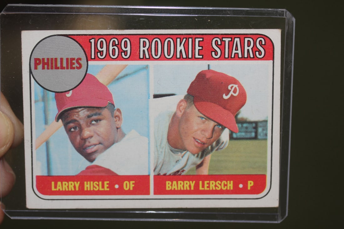 1969 Rookie Stars Phillies Baseball Card: very nice condition 