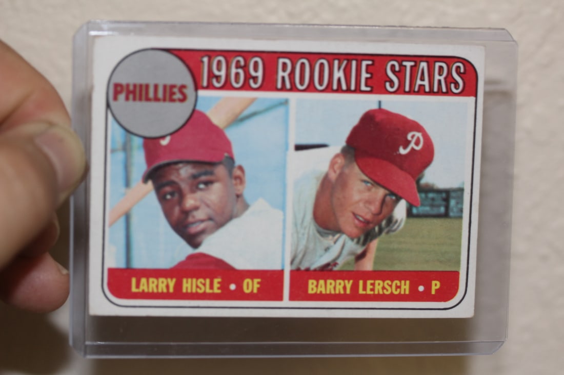 1969 Rookie Stars Phillies Baseball Card: very nice condition 