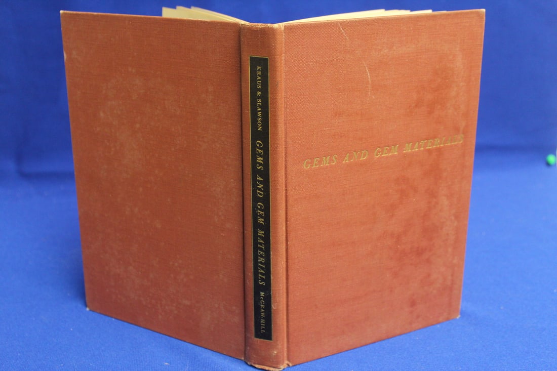 Hardcover Book: Gems and Gem Materials: as shown 