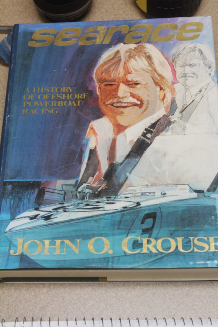 Hardcover Book Searace by John O. Crouse: first edition book 