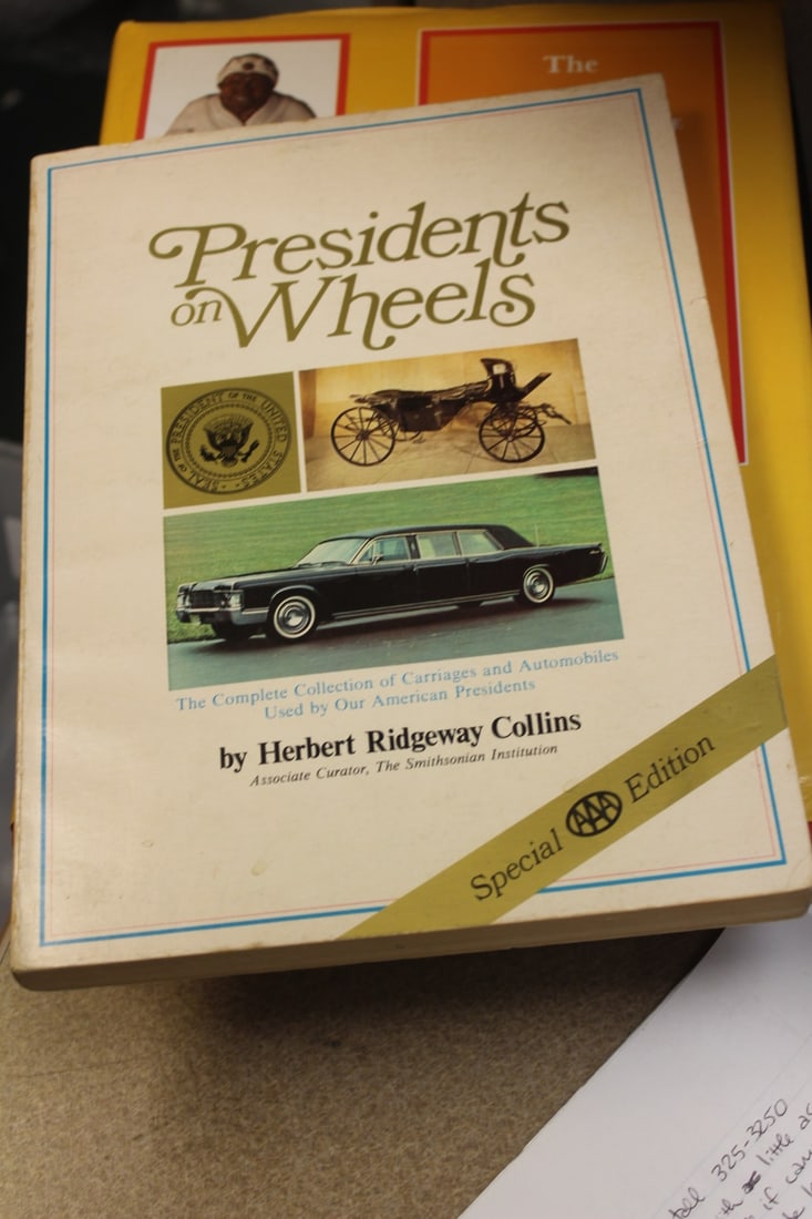Softcover Book: Presidents on Wheels: as shown