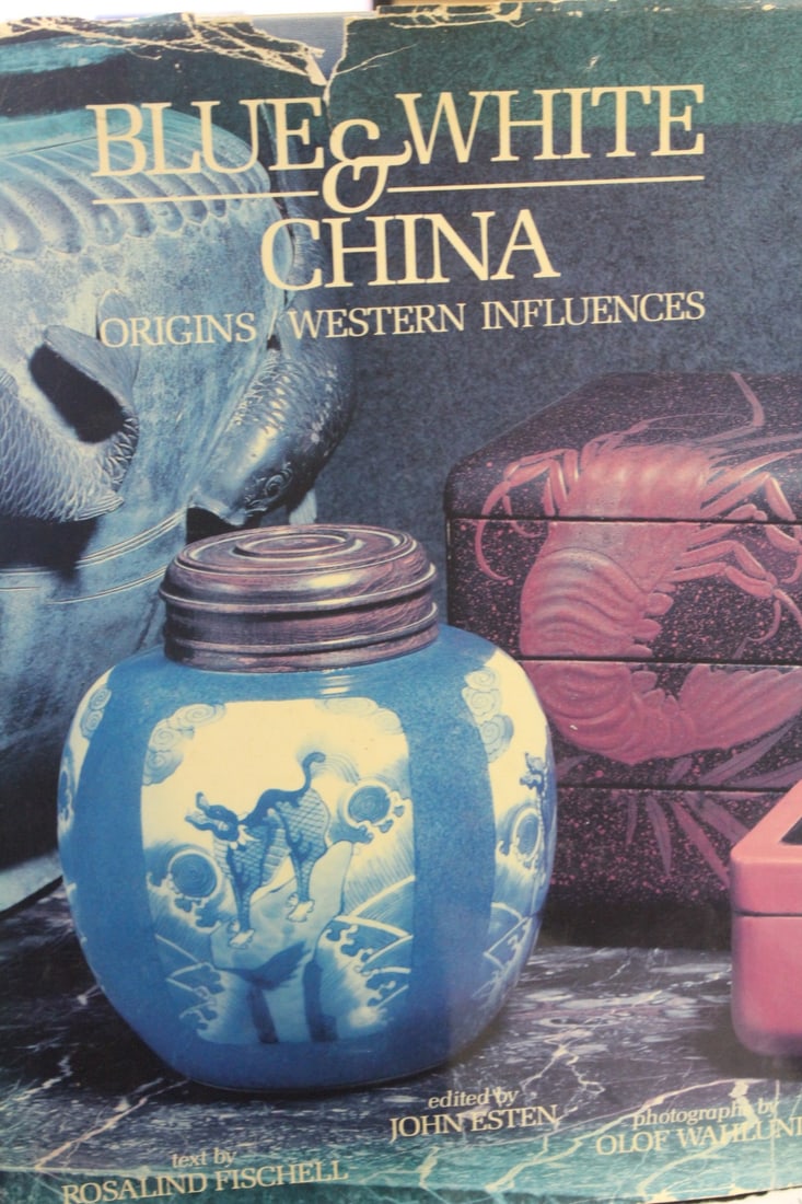 Hardcover Book: Blue and White China: by John Esten - first edition 