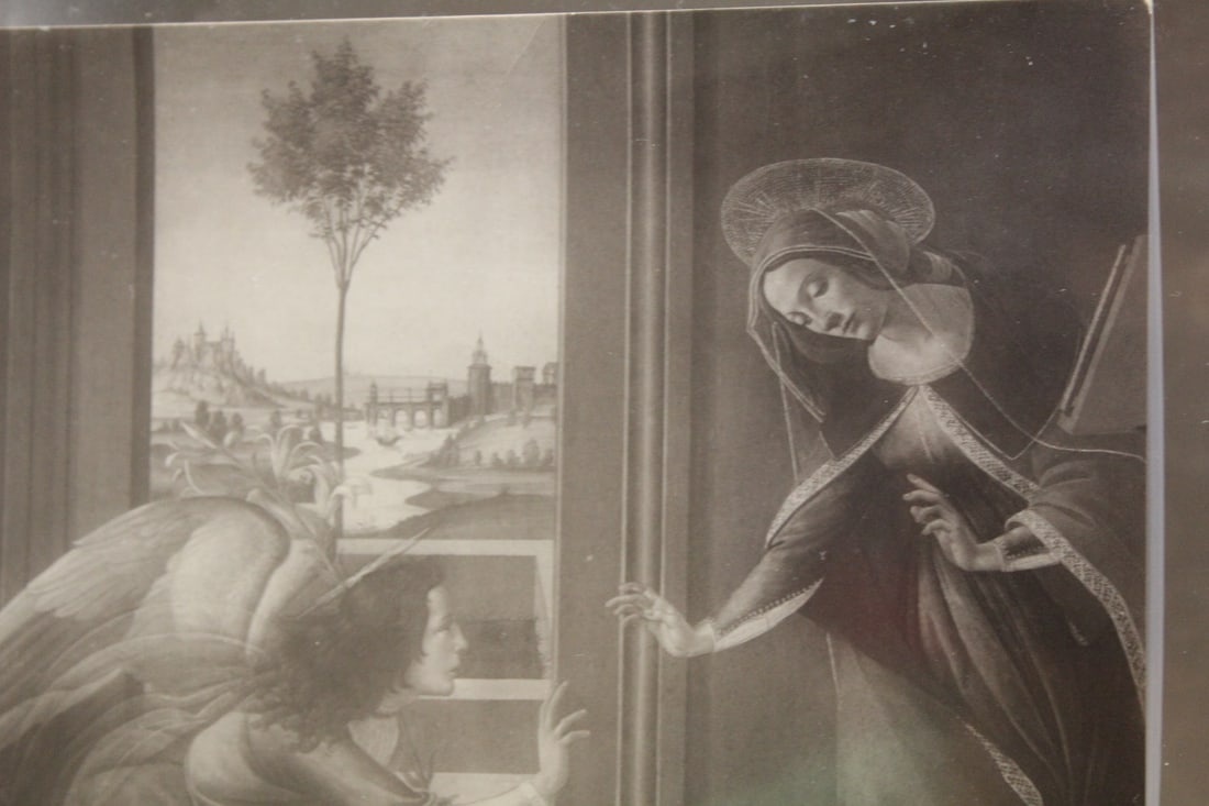 Vintage Black and White Print - 2