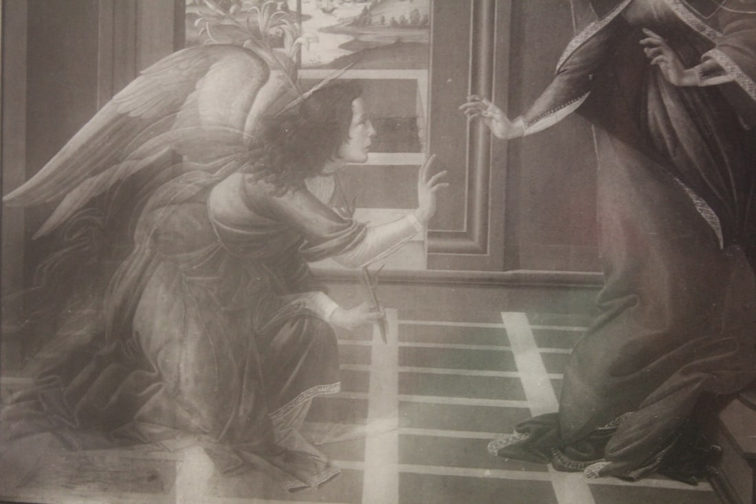 Vintage Black and White Print - 3