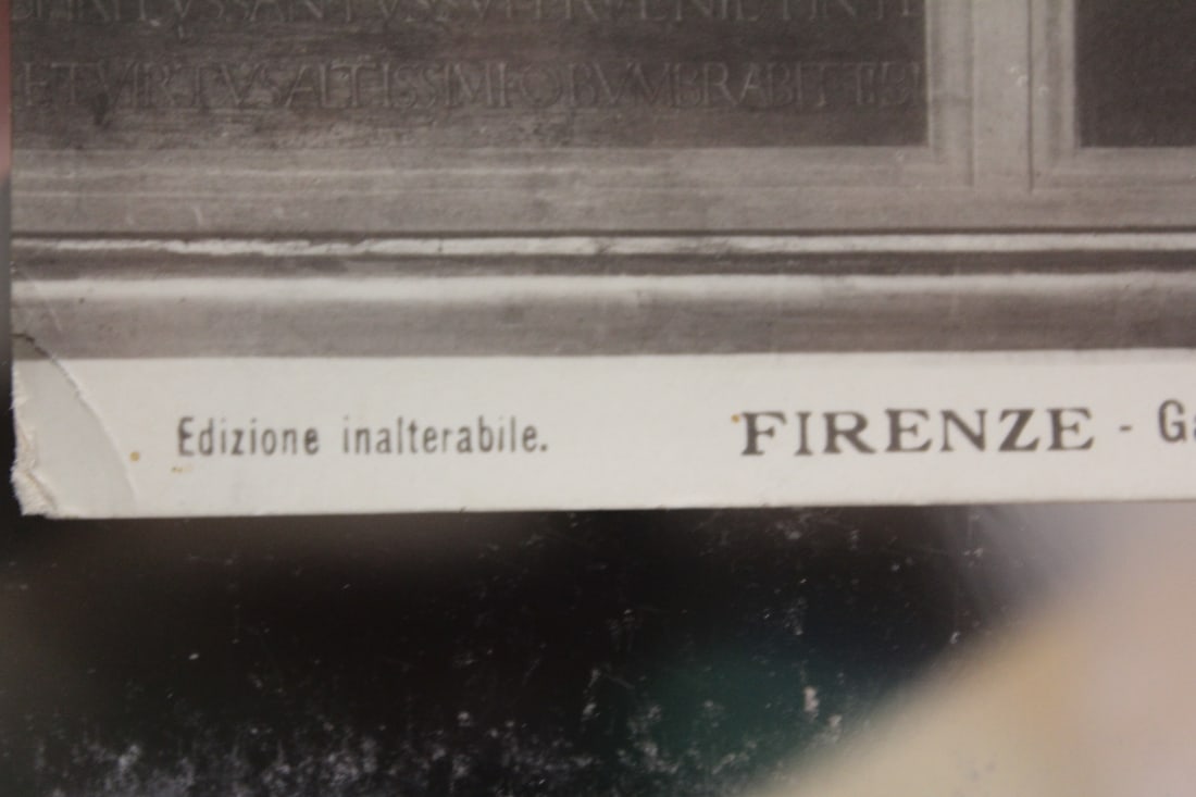 Vintage Black and White Print - 6