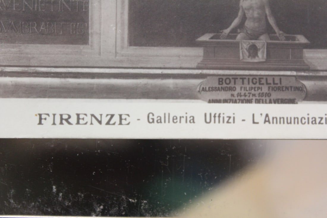 Vintage Black and White Print - 7