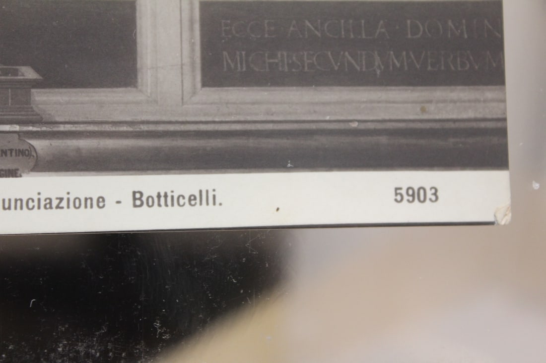 Vintage Black and White Print - 9