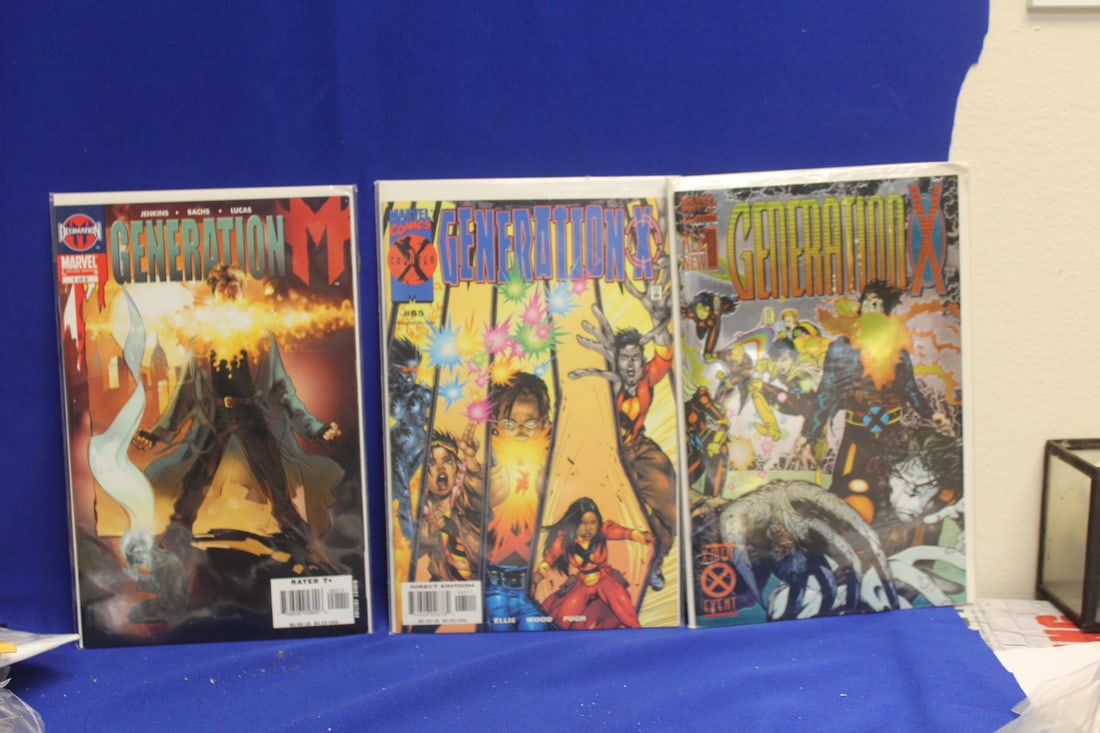 Lot of 3 Generation M/X Comics: as shown