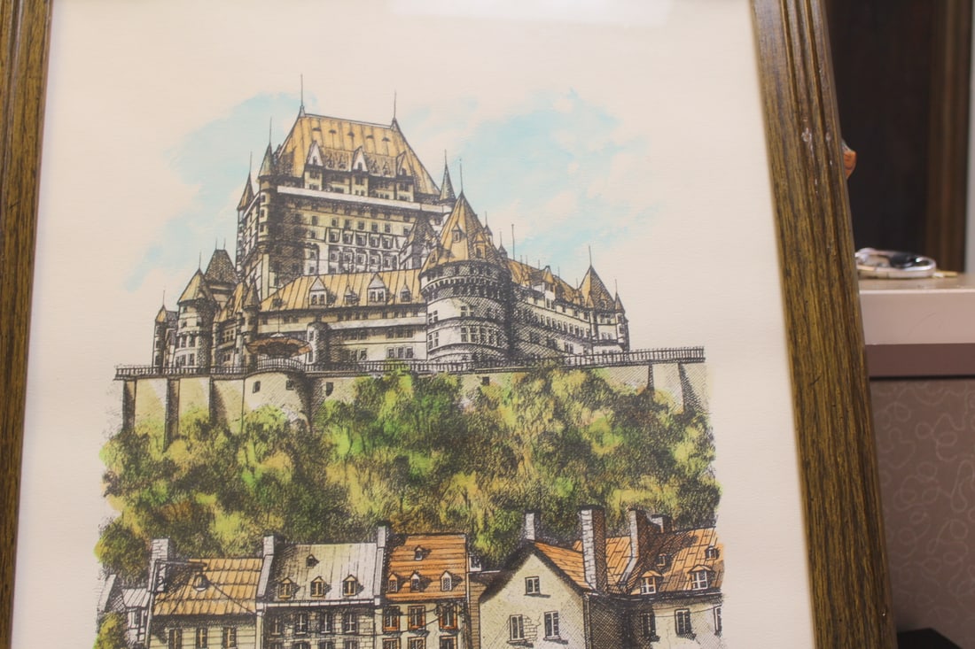 A Print, Framed Quebec - 4