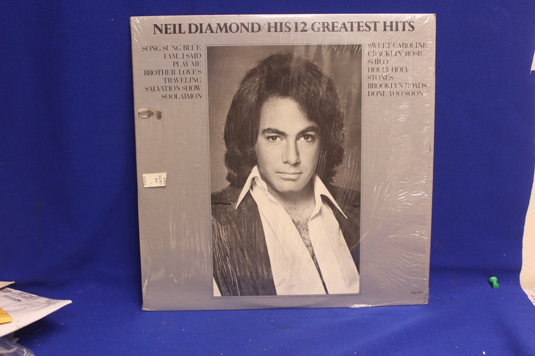 Neil Diamond His 12 Greatest Hits LP: as shown