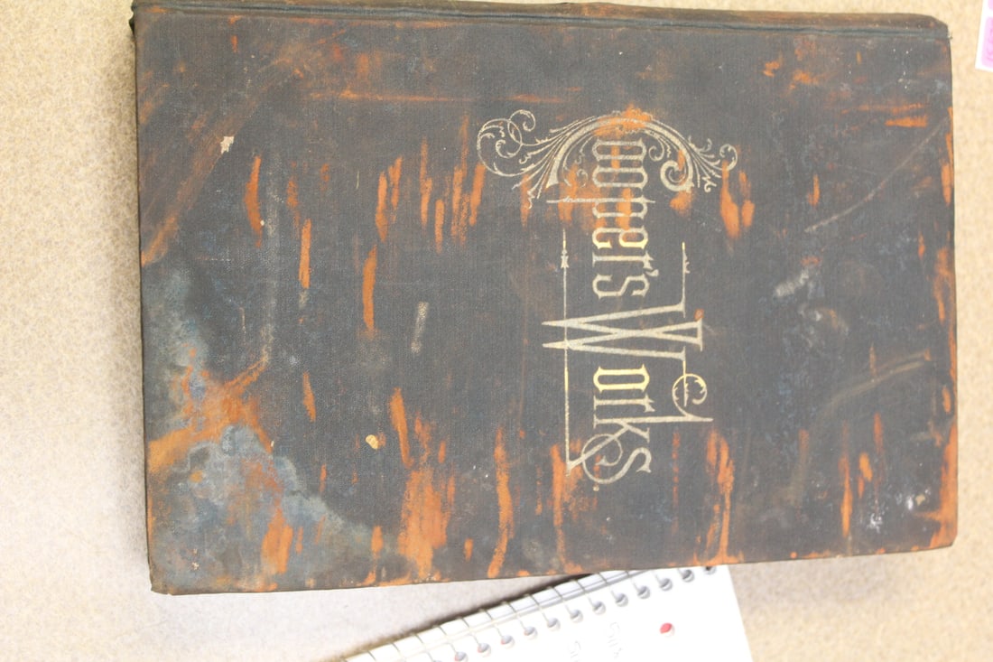 Hardcover Book: Cooper's Works: Volume 8 - 19th century - deluxe, limited edition - please note: loose binding, as found 