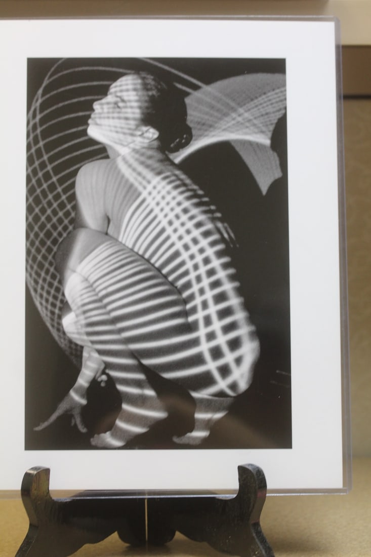 Photograph of a Nude Stereotype: appeared to be an original black and white photograph - matte finish - 11" x 8 1/2" 
