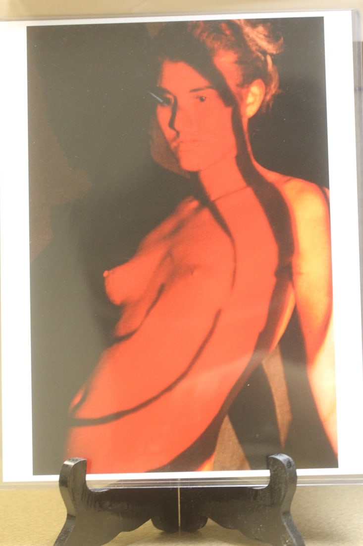 Photograph of a Nude Stereotype: appeared to be an original colour photograph - matte finish - 11" x 8 1/2" 