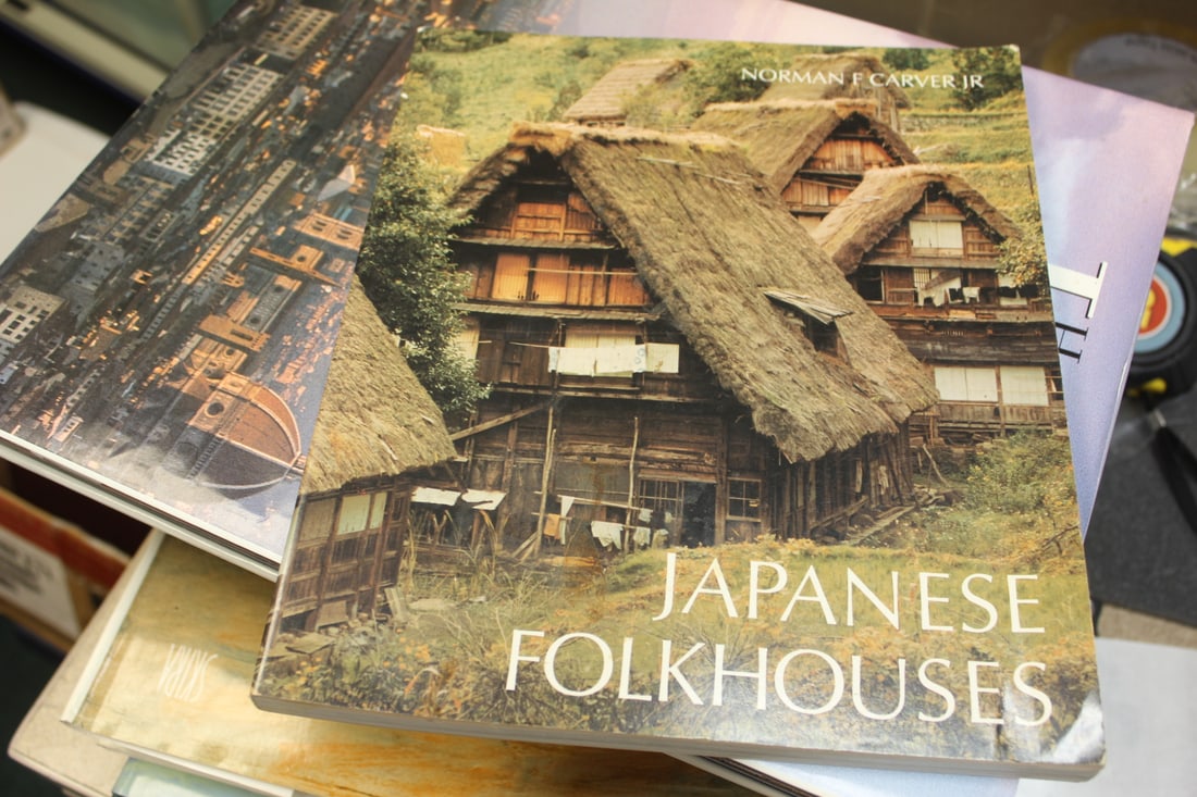 Softcover Book: The Japanese Folkhouses: as shown 