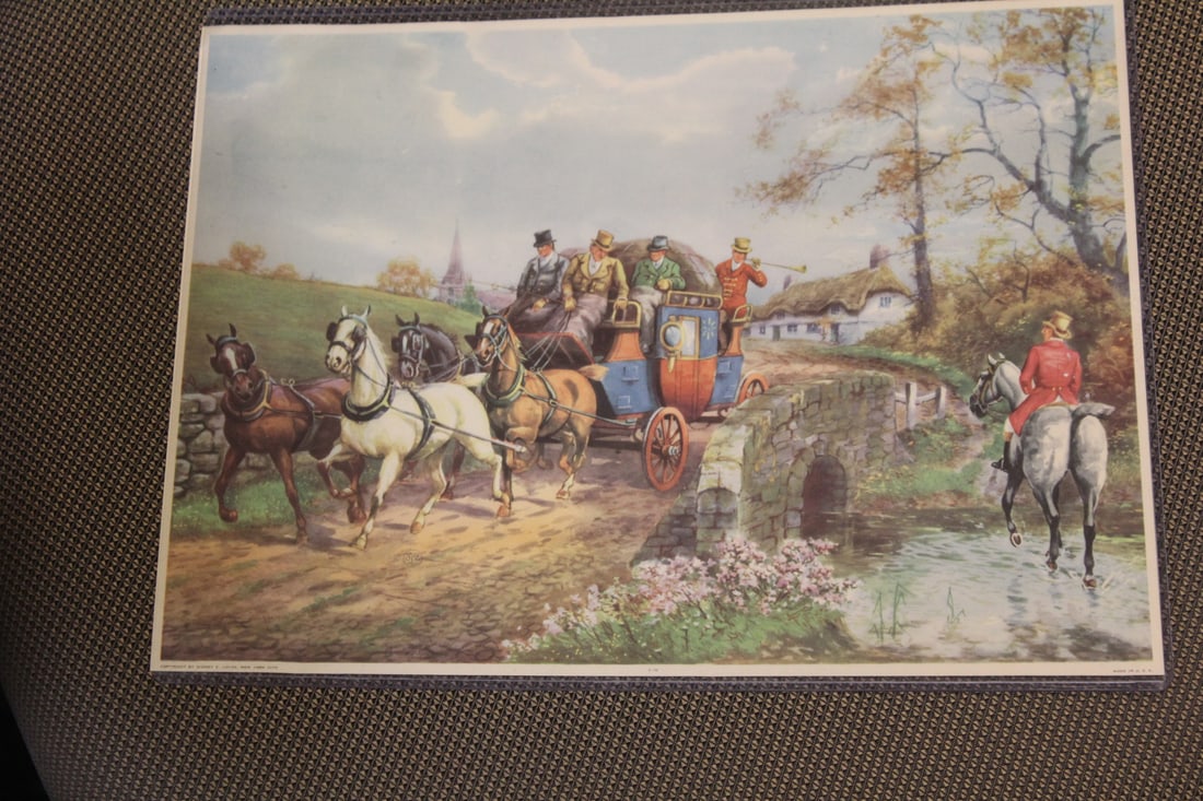 Sidney Lucas Print/Lithograph: 12" x 9" 