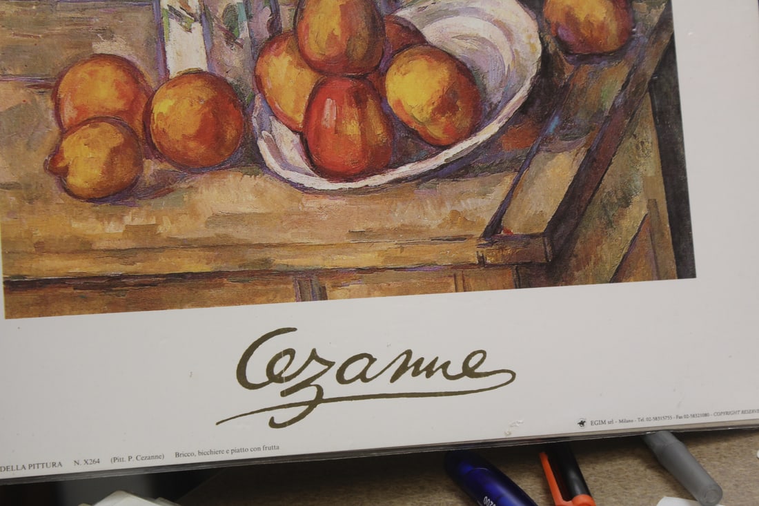 After Cezanne Print - 2