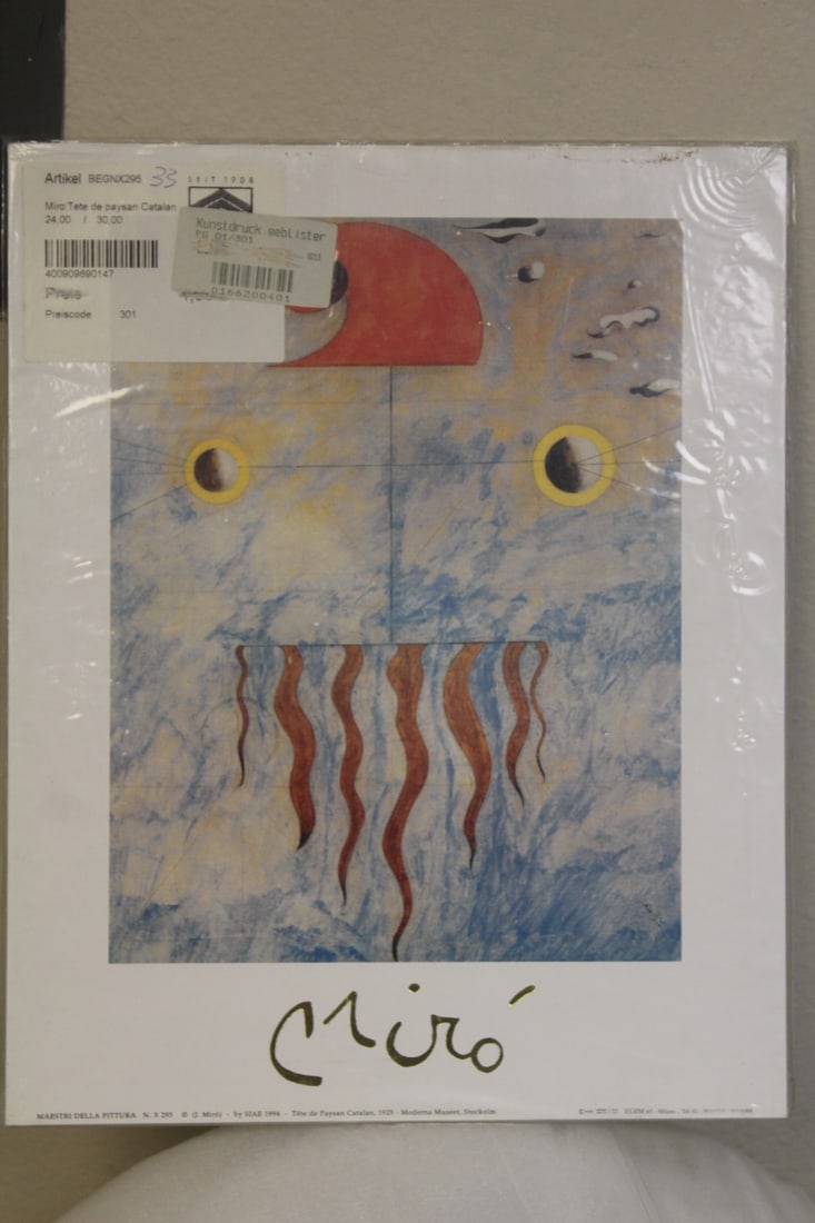 After Miro Print: overall= 11 3/4" x 9 1/2"