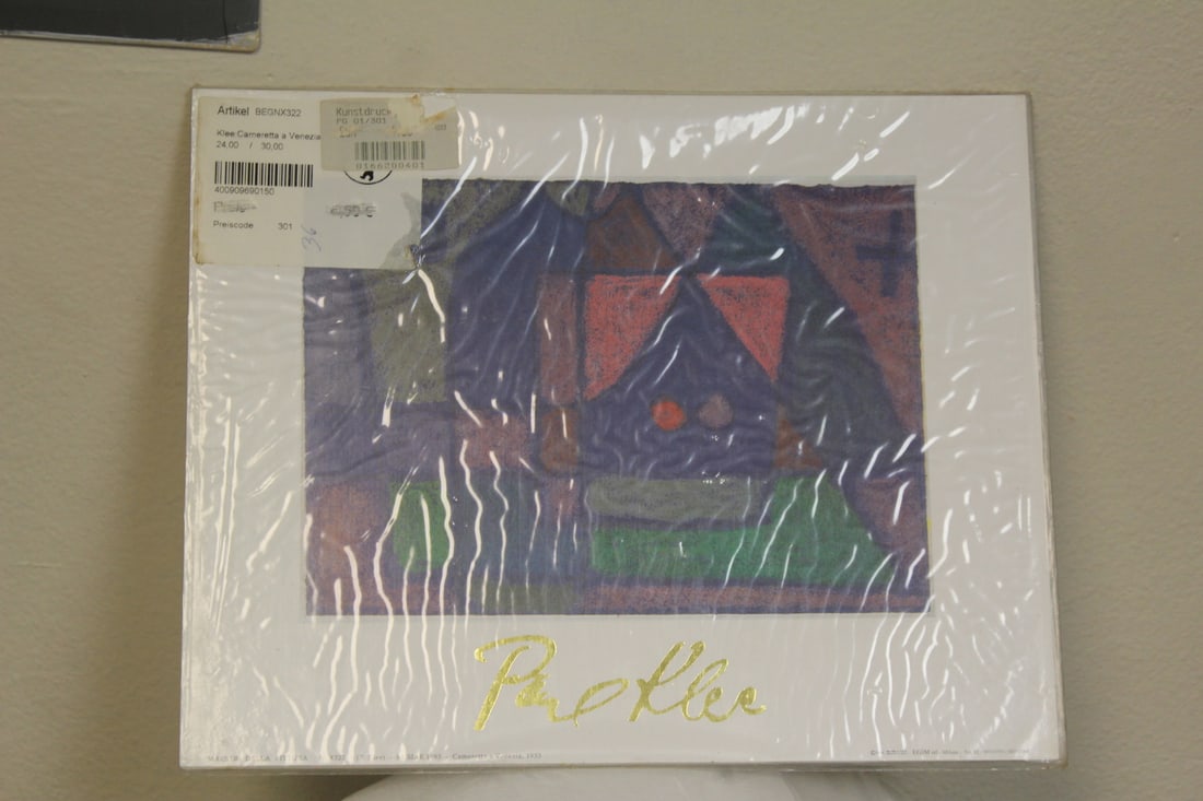 After Paul Klee Print: overall= 11 3/4" x 9 1/2" 