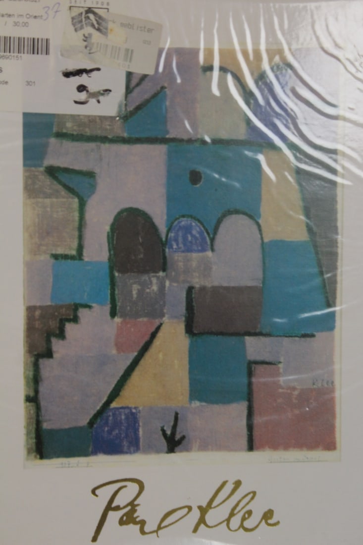 After Paul Klee Print: overall= 11 3/4" x 9 1/2" 