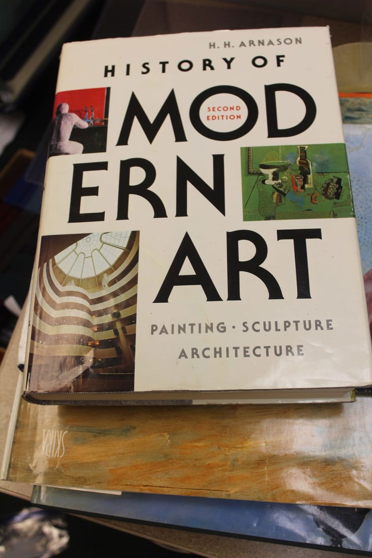 History of Modern Art by Arnason: large, hardcover book 