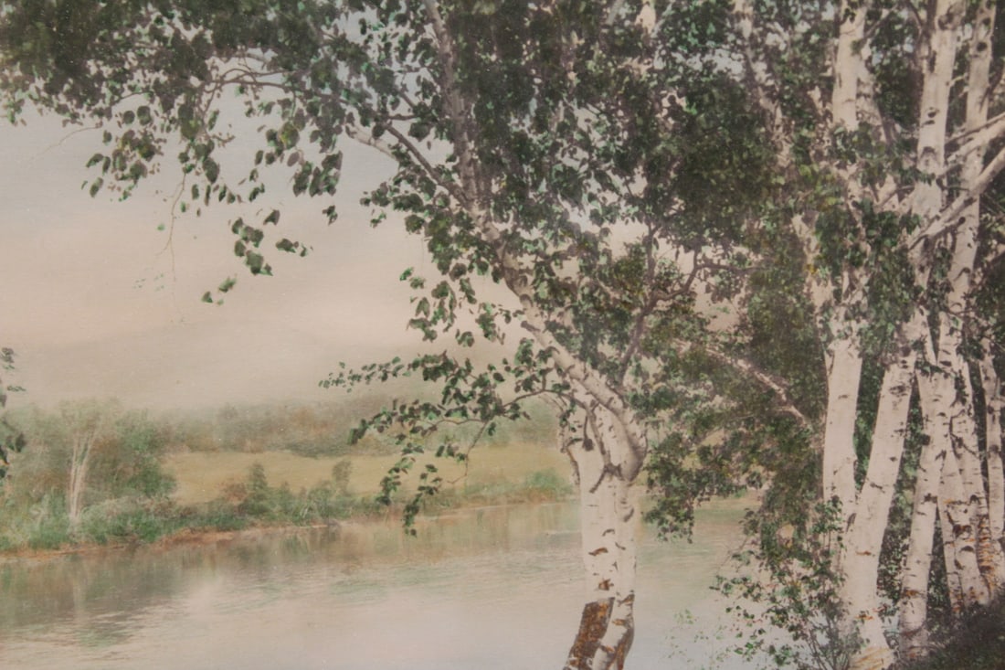 Signed Wallace Nutting Framed Print - 2