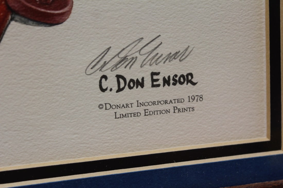 Signed Don Ensor Print - 4