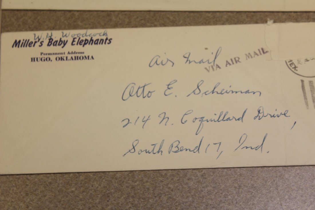 Lot of 2 Circus Envelopes - 4