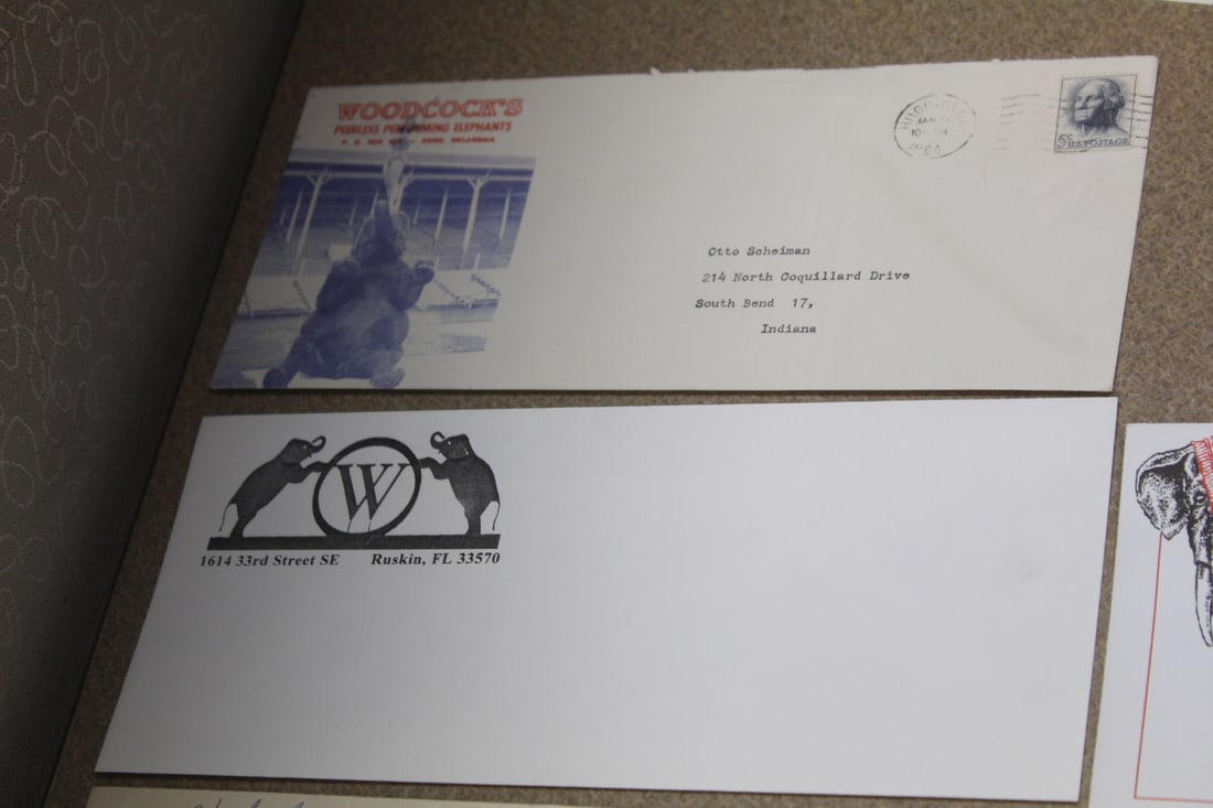 Lot of 2 Circus Envelopes - 5