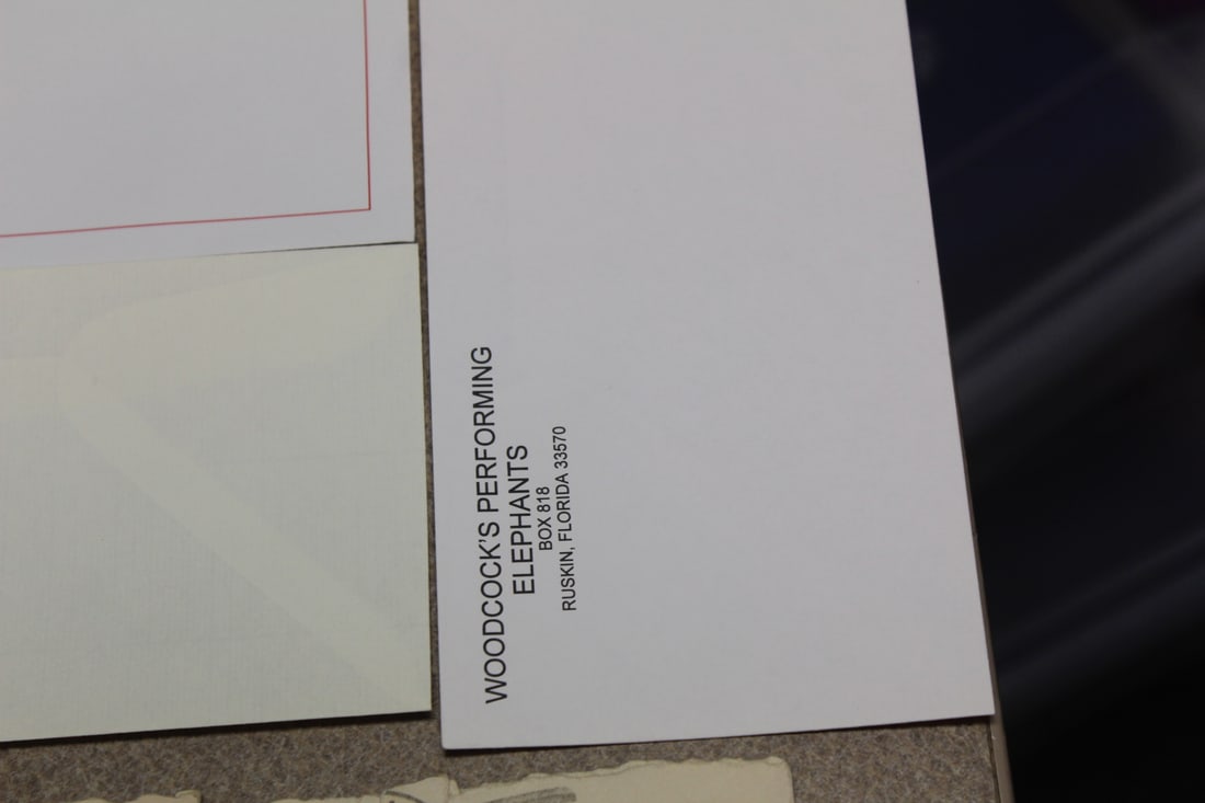 Lot of 2 Circus Envelopes - 8