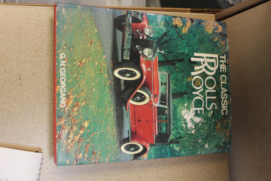 Hardcover Book: The Classic Rolls Royce: as shown 