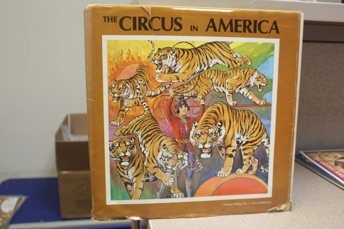Hardcover Book: The Circus in America: as shown 
